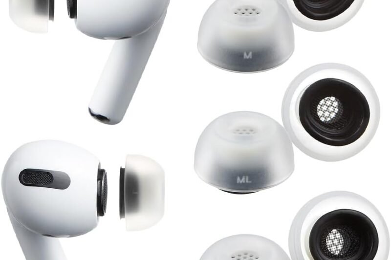 AZLA SednaEarfit MAX for AirPods Pro (1st & 2nd Gen) (M/ML/L 3 Pairs) – Premium Silicone Replacement Earplugs
