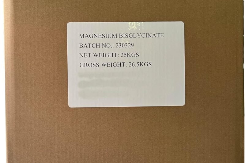 Magnesium Bisglycinate Powder Bulk Pack 25 kg – Pure Magnesium Bisglycinate